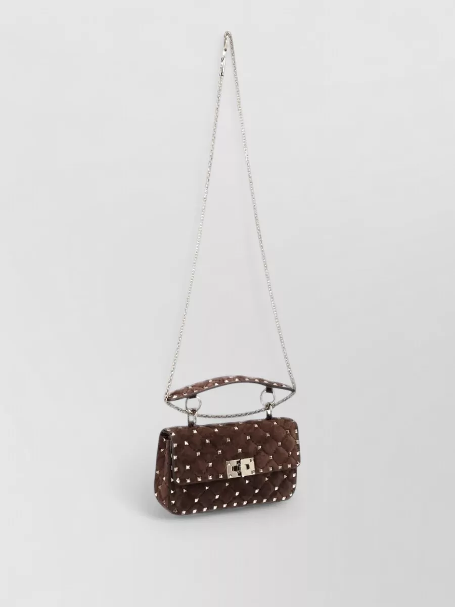 Valentino Garavani Rockstud Spike Small Leather Shoulder Bag