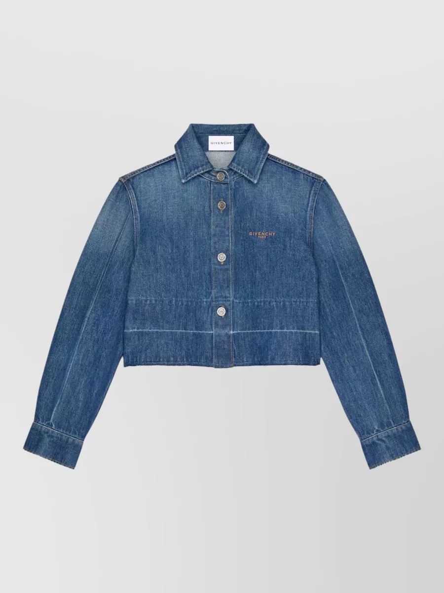 Givenchy denim cropped jacket