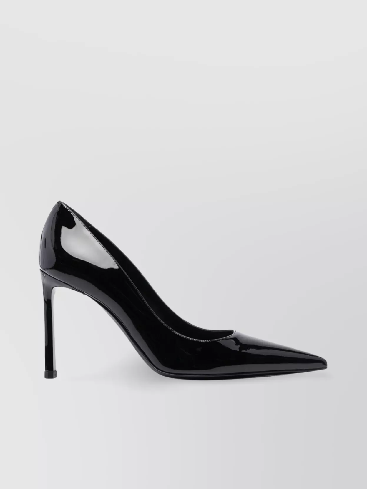 Sergio Rossi 100mm Pointed Patent Pumps In Black