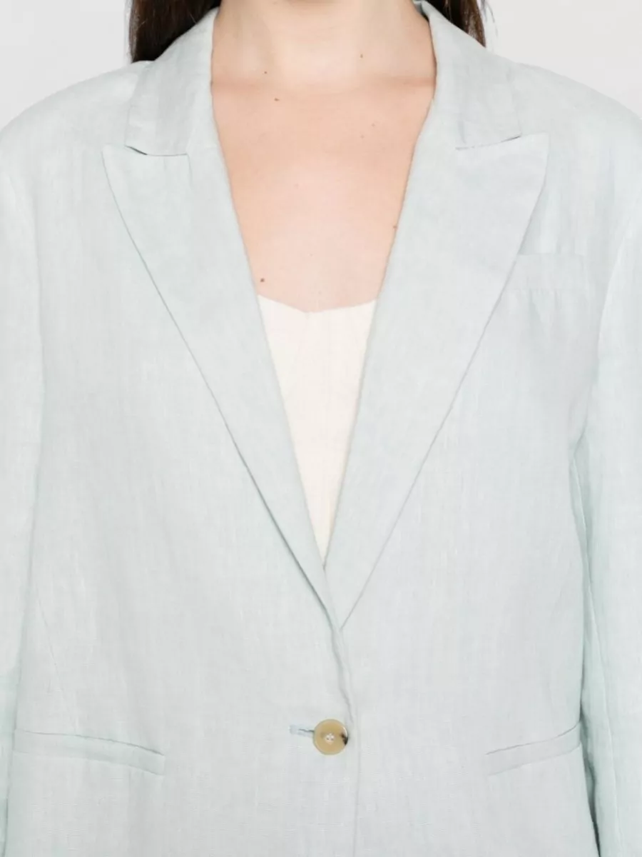 Forte Forte Linen Single-Breasted Blazer
