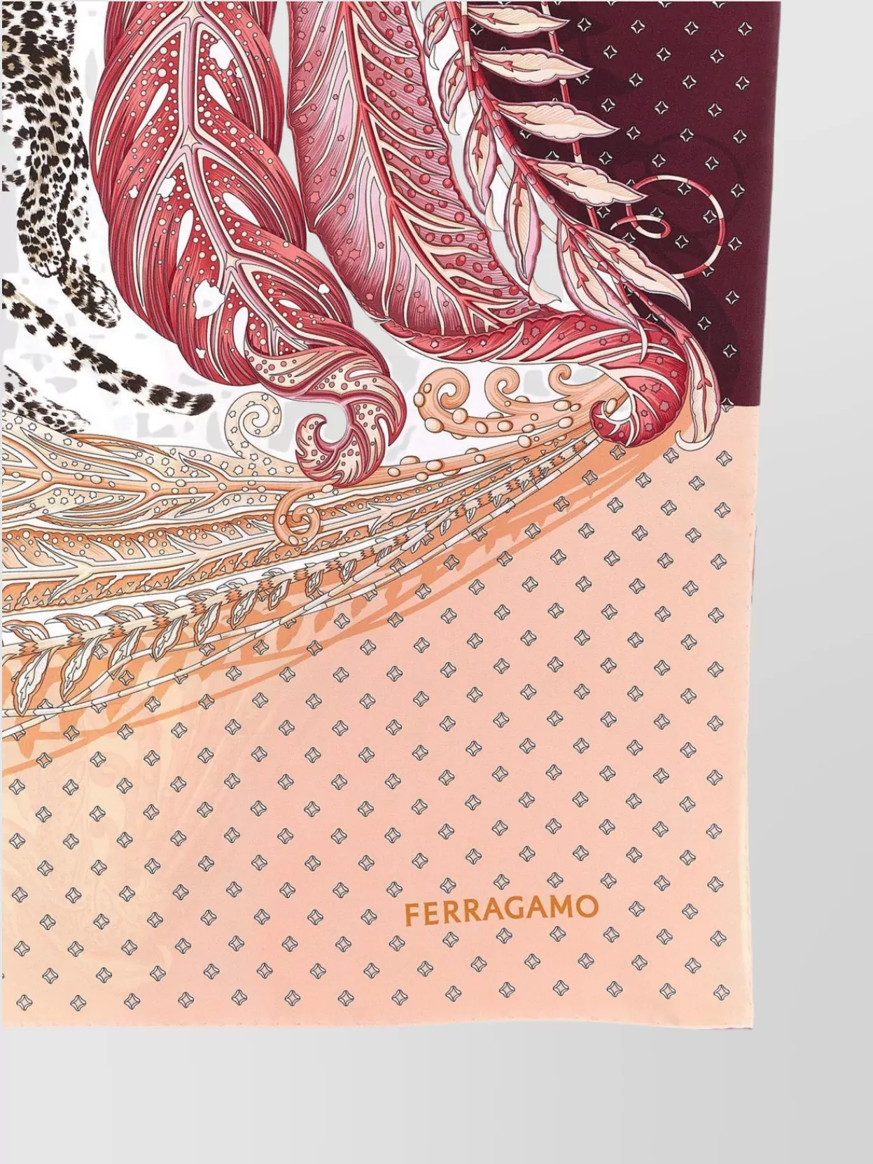 Ferragamo Madras Print Scarf