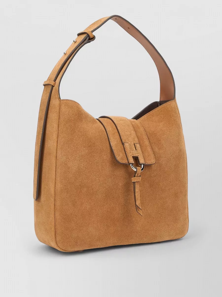 Hogan H-Bag Suede Shoulder Bag