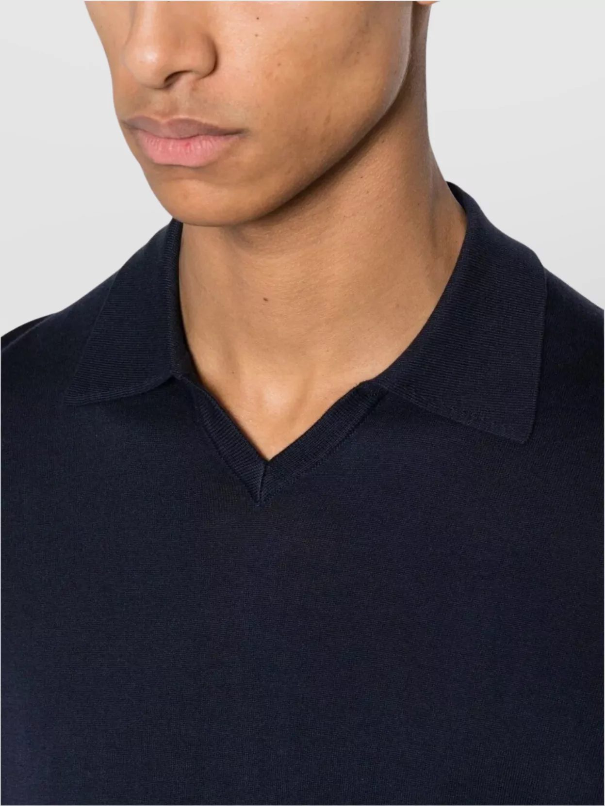 Brunello Cucinelli Short Sleeve Mesh Polo Shirt