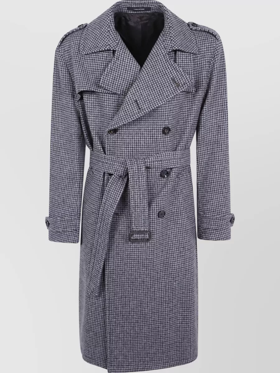 Tagliatore virgin wool trench coat