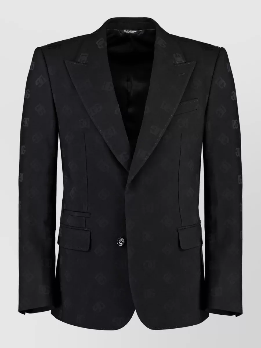 Dolce&Gabbana Virgin wool blend single-breasted jacket