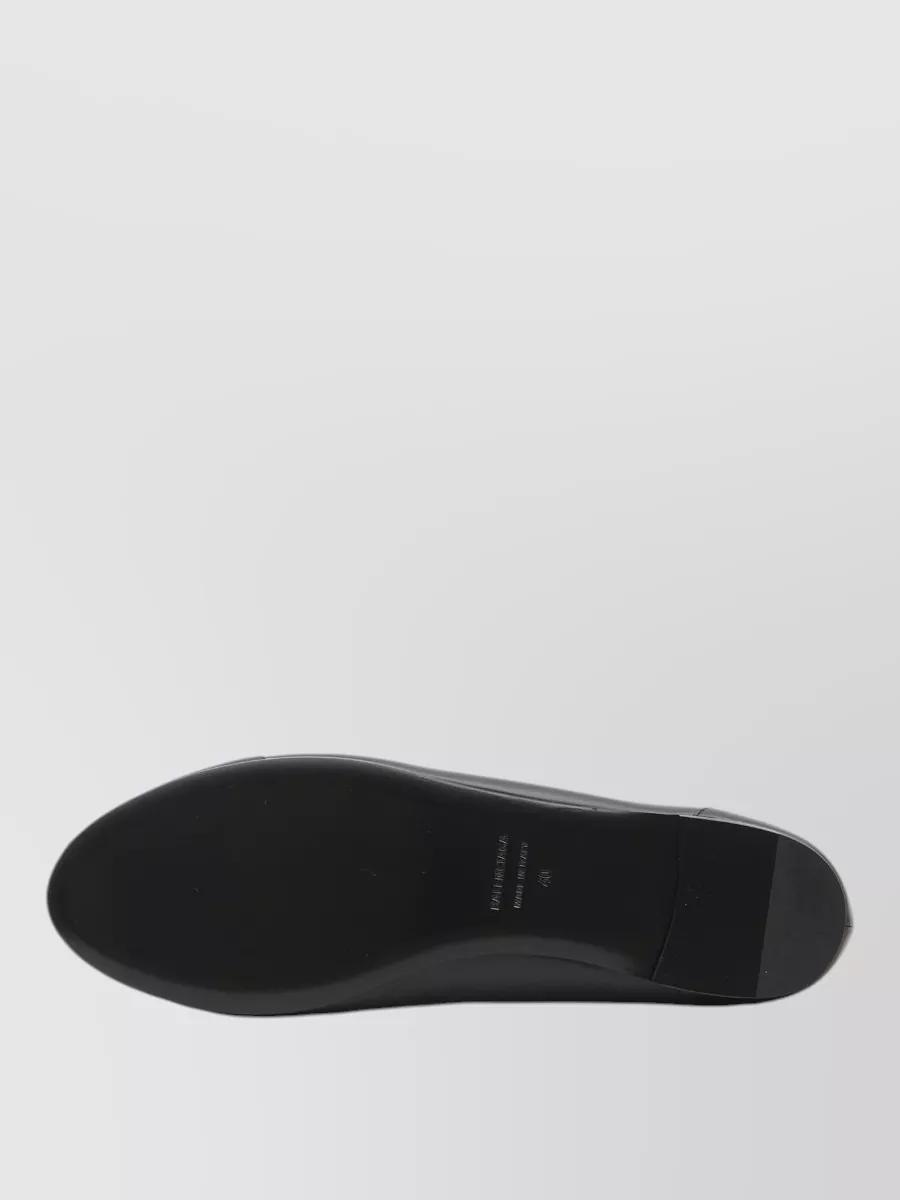 Balenciaga City Up Ballet Flats Leather Bow