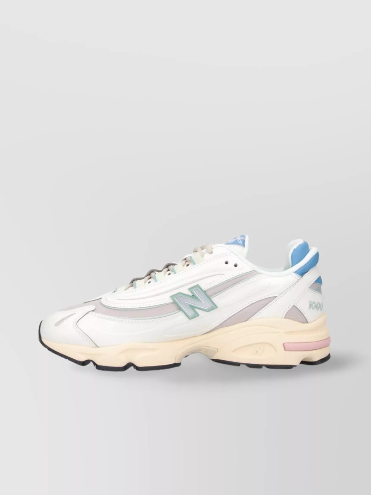 New Balance Low Top Sneakers With Mesh Panels And Multi-Color Accents