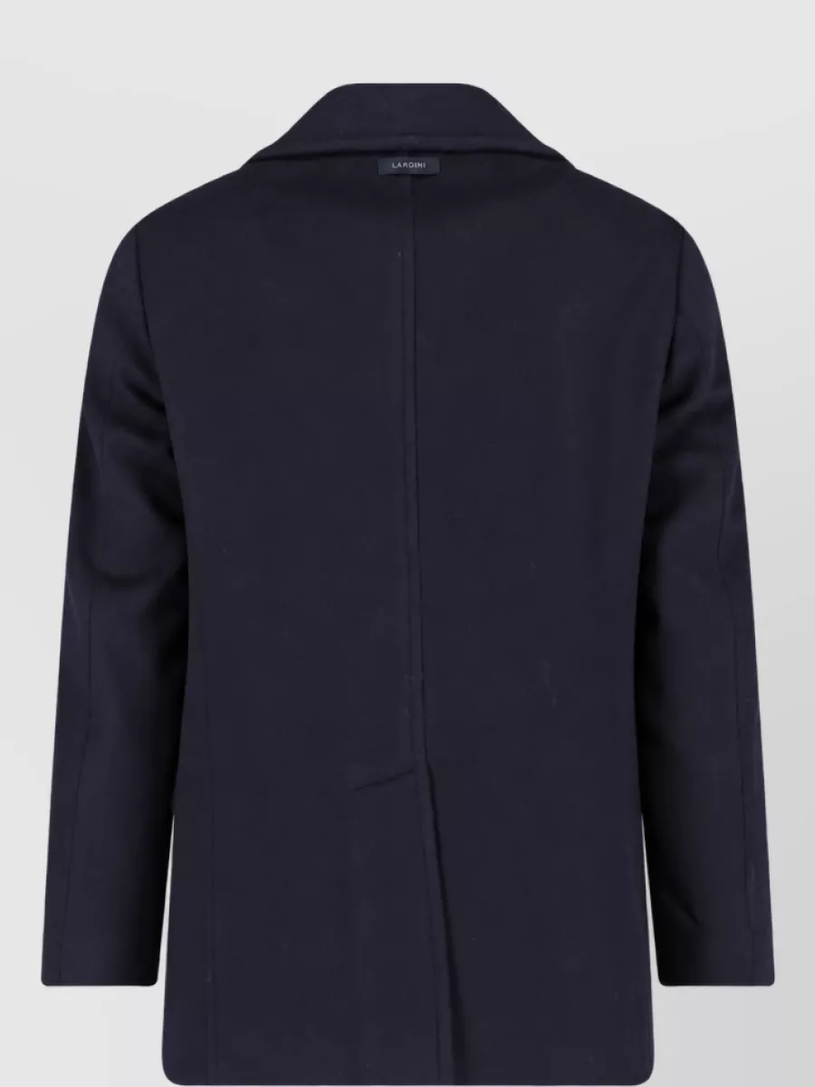 Lardini Virgin Wool Double Breasted Coat