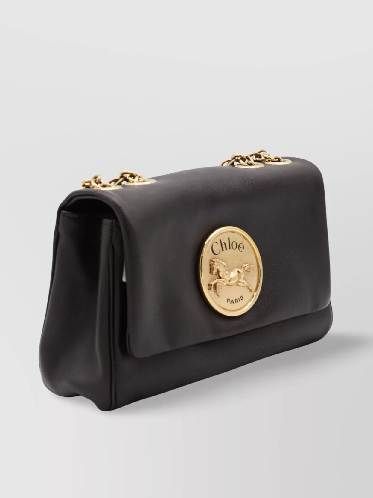 Chloé Chain Strap Shoulder Bag With Gold-Tone Hardware