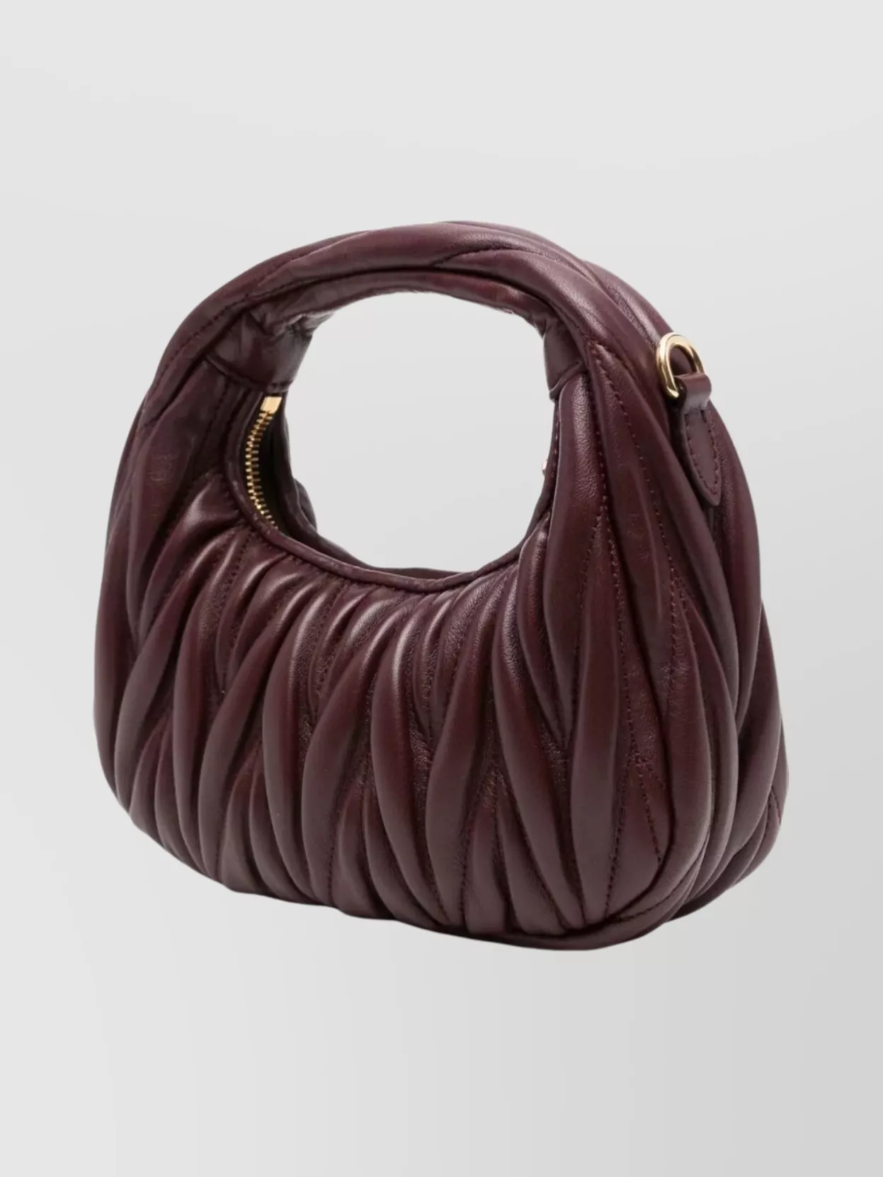 Miu Miu Quilted Leather Cross-body Bag Strap