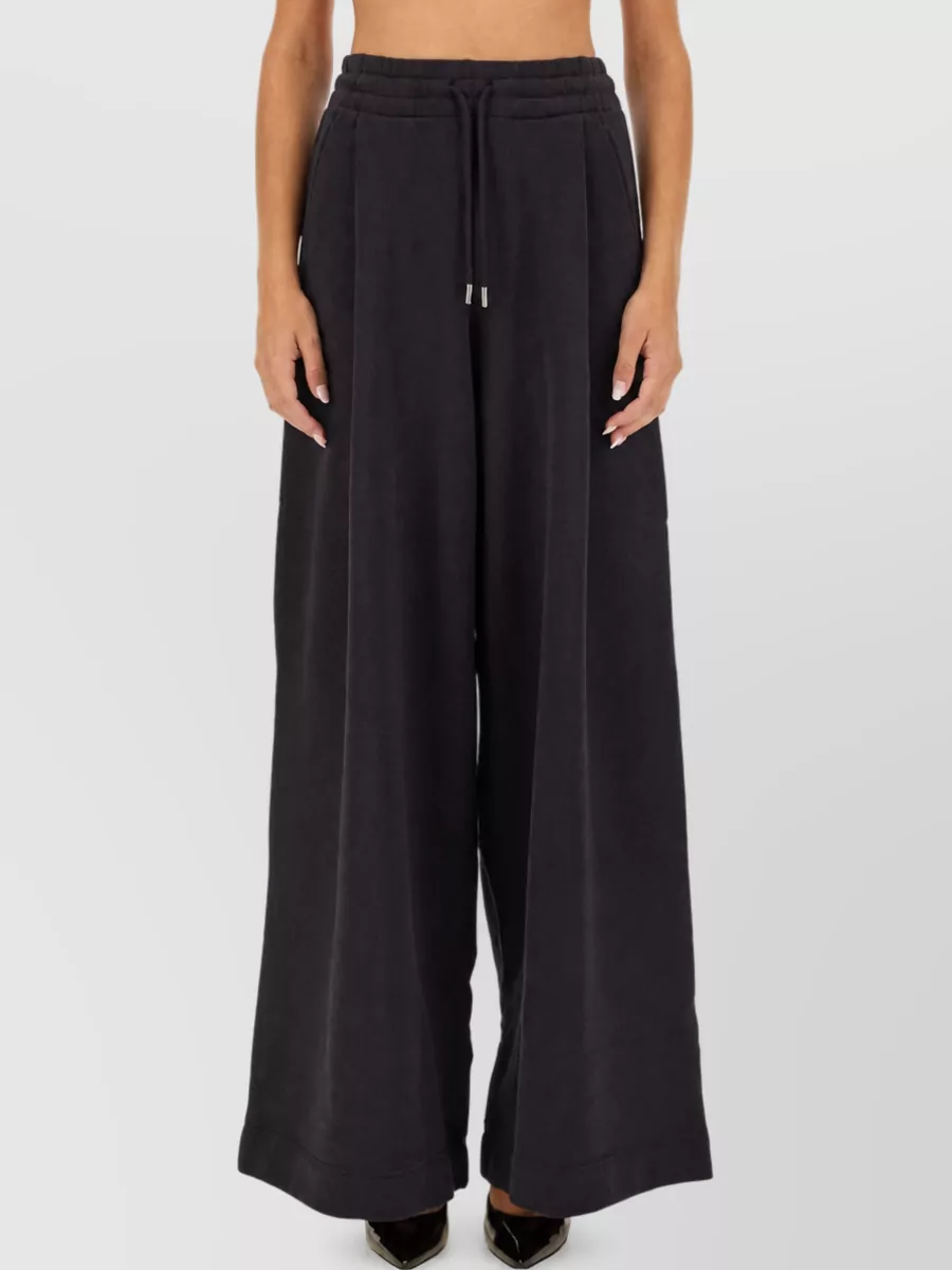 Dries Van Noten Cotton Wide-Leg Trousers