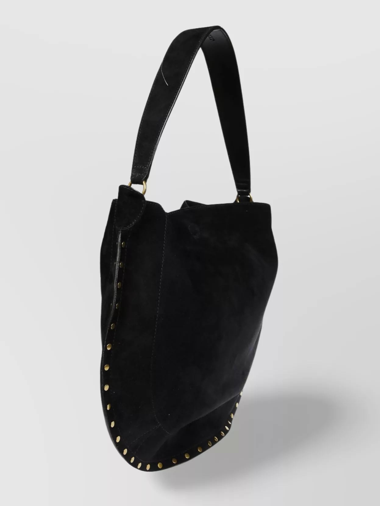 Isabel Marant Etoile Soft Shoulder Bag Studded Trim