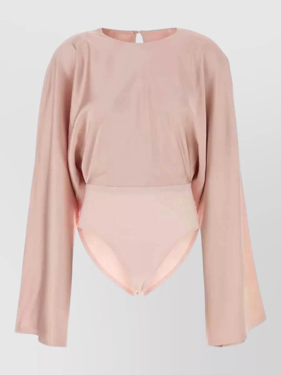 Norma Kamali Long-Sleeve Bodysuit