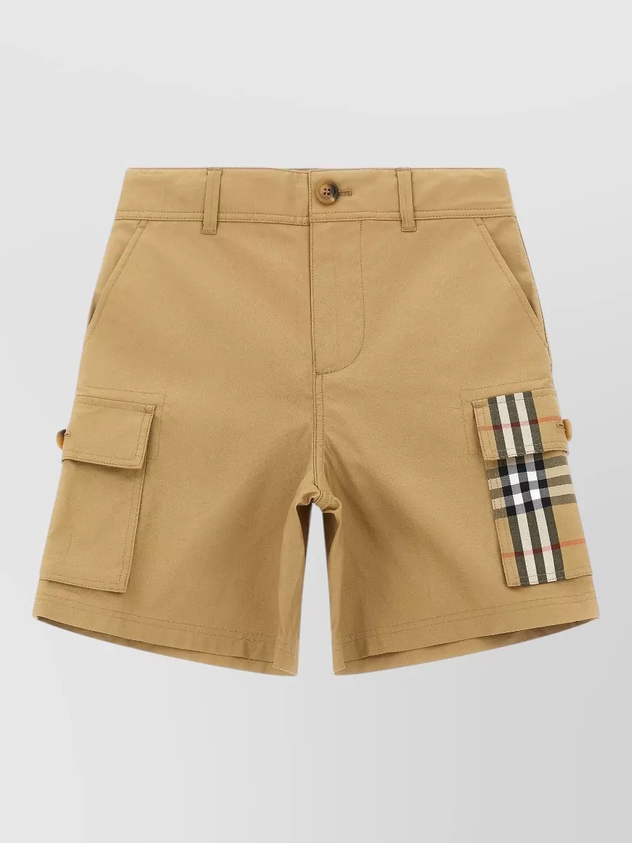 Burberry cotton cargo bermuda shorts