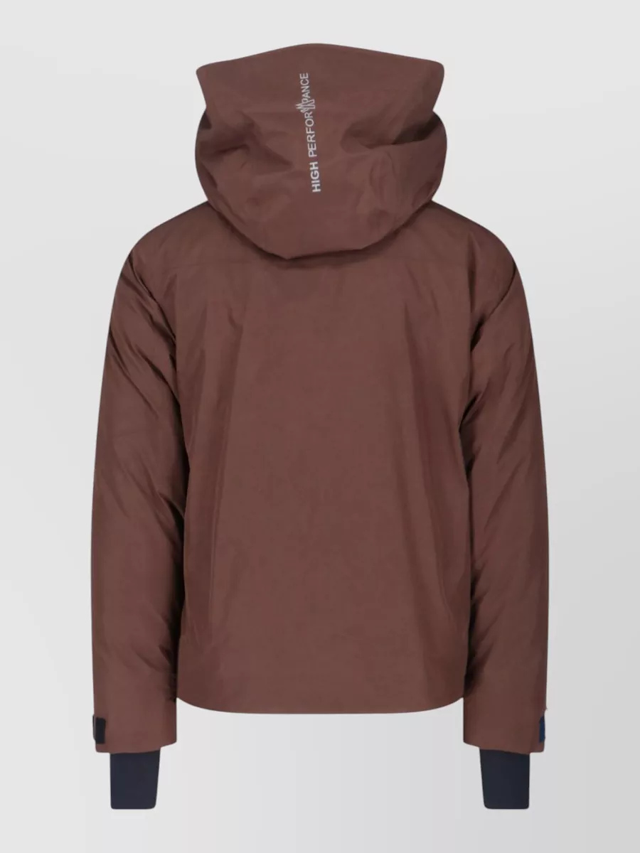 Moncler Grenoble Hooded Jacket High Collar Adjustable Cuffs