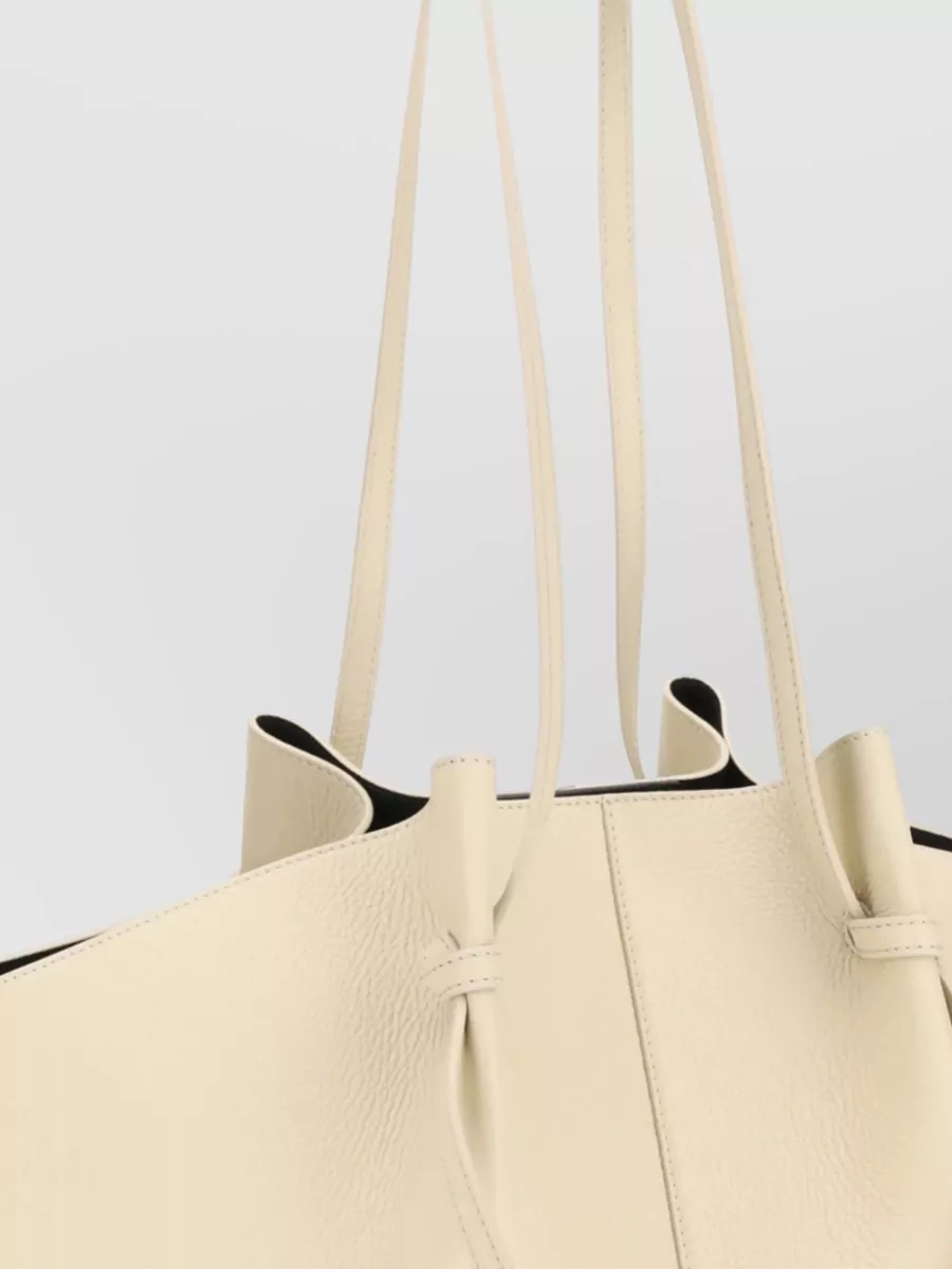 Yuzefi Mochi Large Leather Shoulder Tote Bag