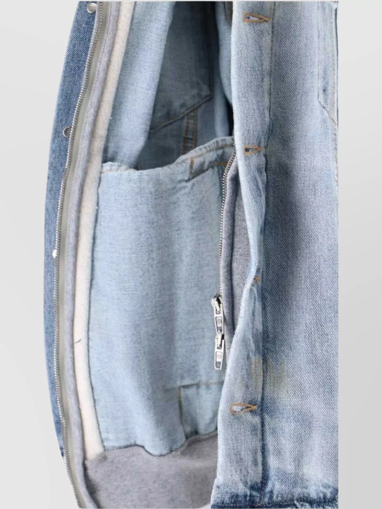 Balenciaga Relaxed Fit Hooded Jacket With Distressed Detailing