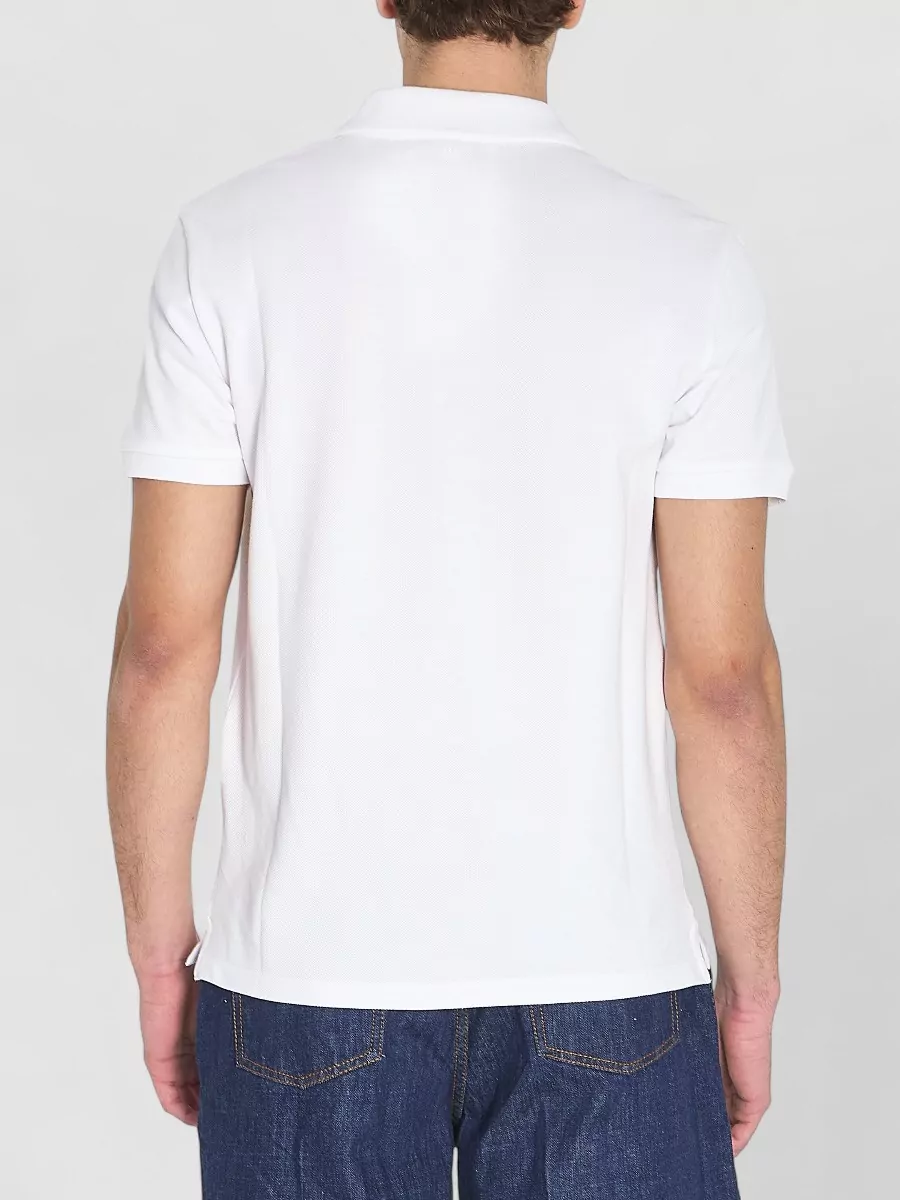 Ami Paris Ami De Coeur Cotton Piqué Polo Shirt