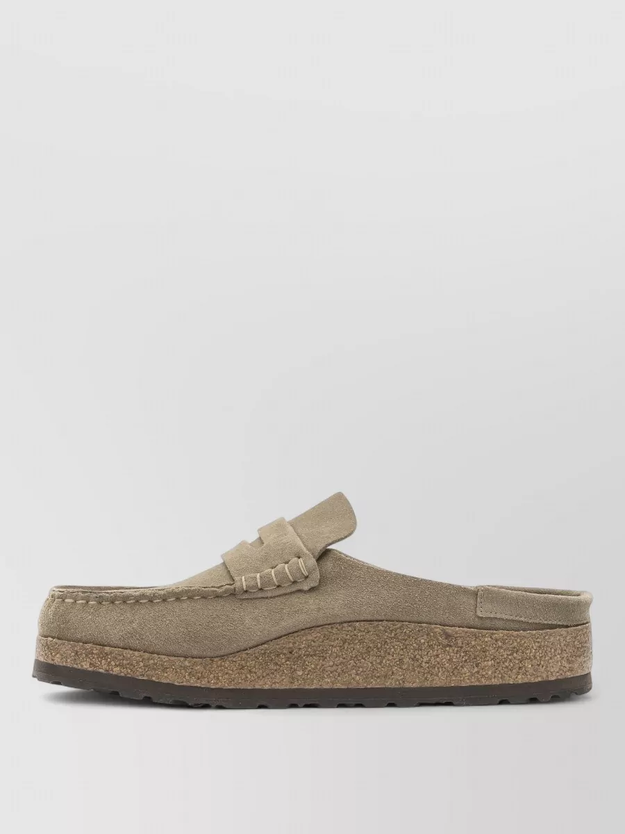 Birkenstock Loafers Slippers Cork Sole Moc Toe