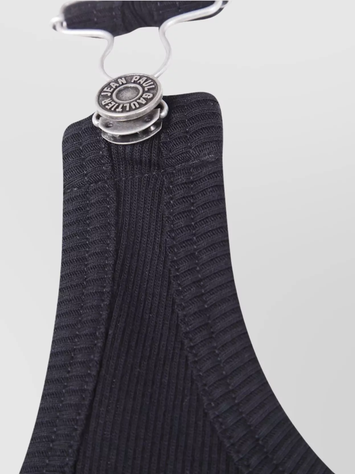 Jean Paul Gaultier Tank Top With With Overall Engraved In Black