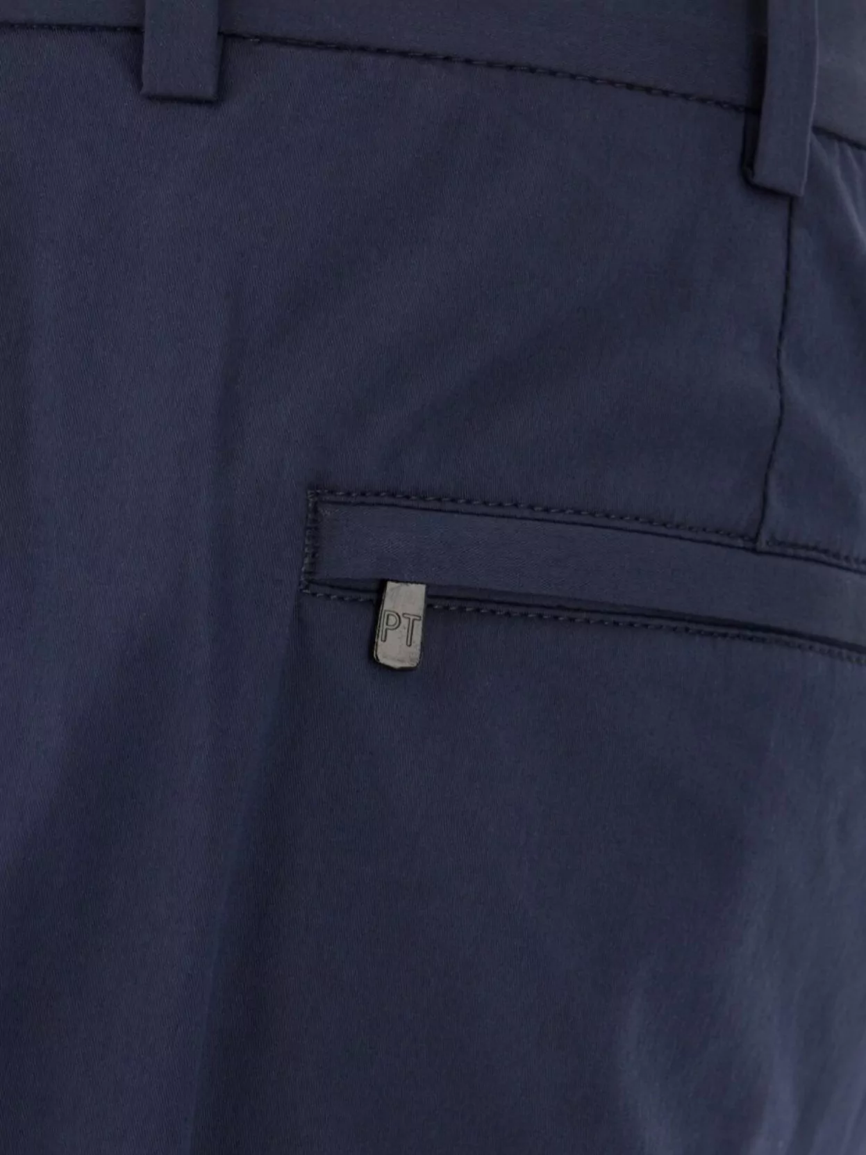 Pt Torino Stretch Cotton Blend Trousers