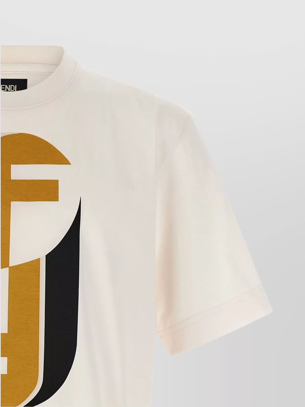 Fendi 'Unity' Crew Neck Graphic Print T-Shirt