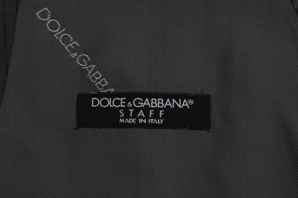 Dolce&Gabbana Pinstripe V-Neck Waistcoat