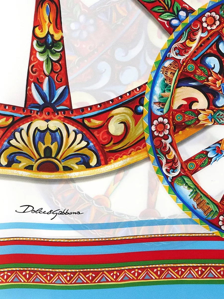Dolce&Gabbana Silk Printed Scarf