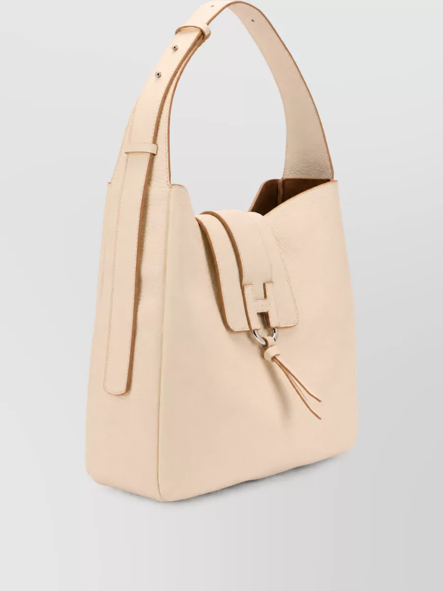 Hogan H-Hobo Leather Shoulder Bag