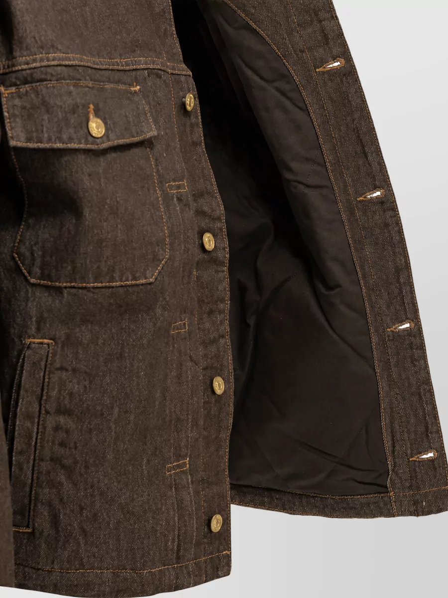7 For All Mankind Cotton Single-Breasted Coat