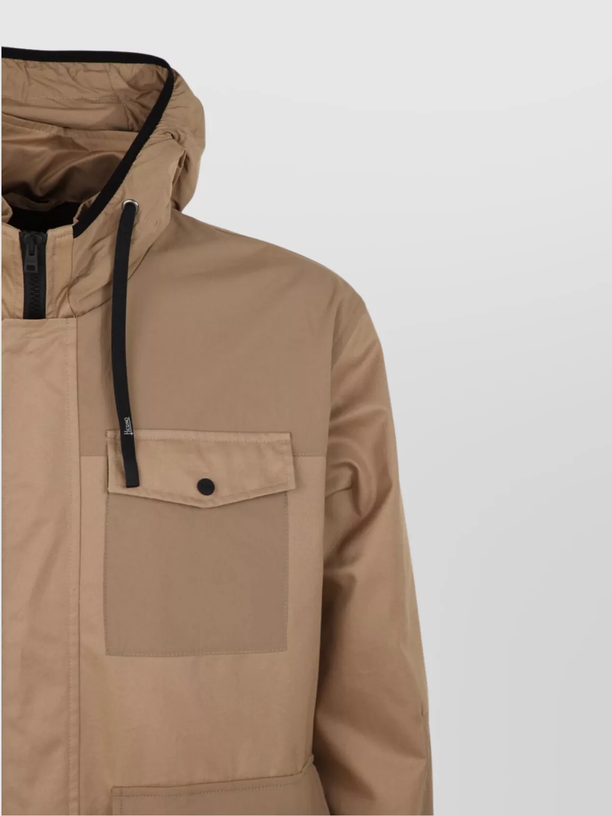 Herno Men Delon Urban Safari Field Jacket In Brown