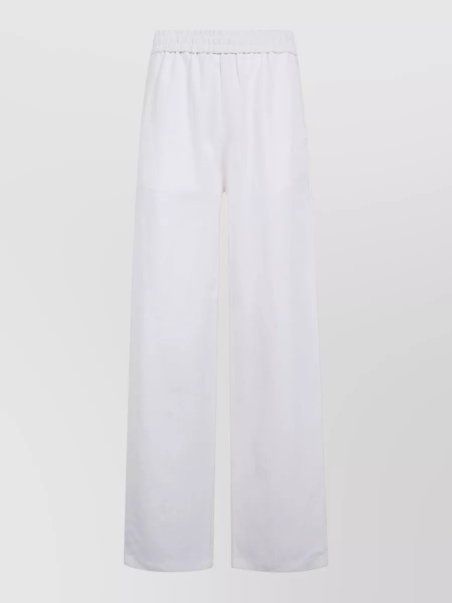 Ami Paris Elasticated Waist Tailored Trousers