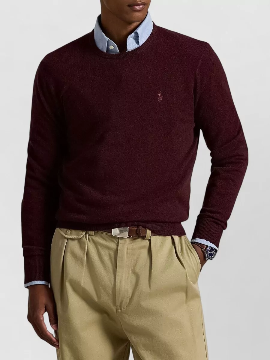 Ralph Lauren Logo Crew Neck Sweatshirt Long Sleeves