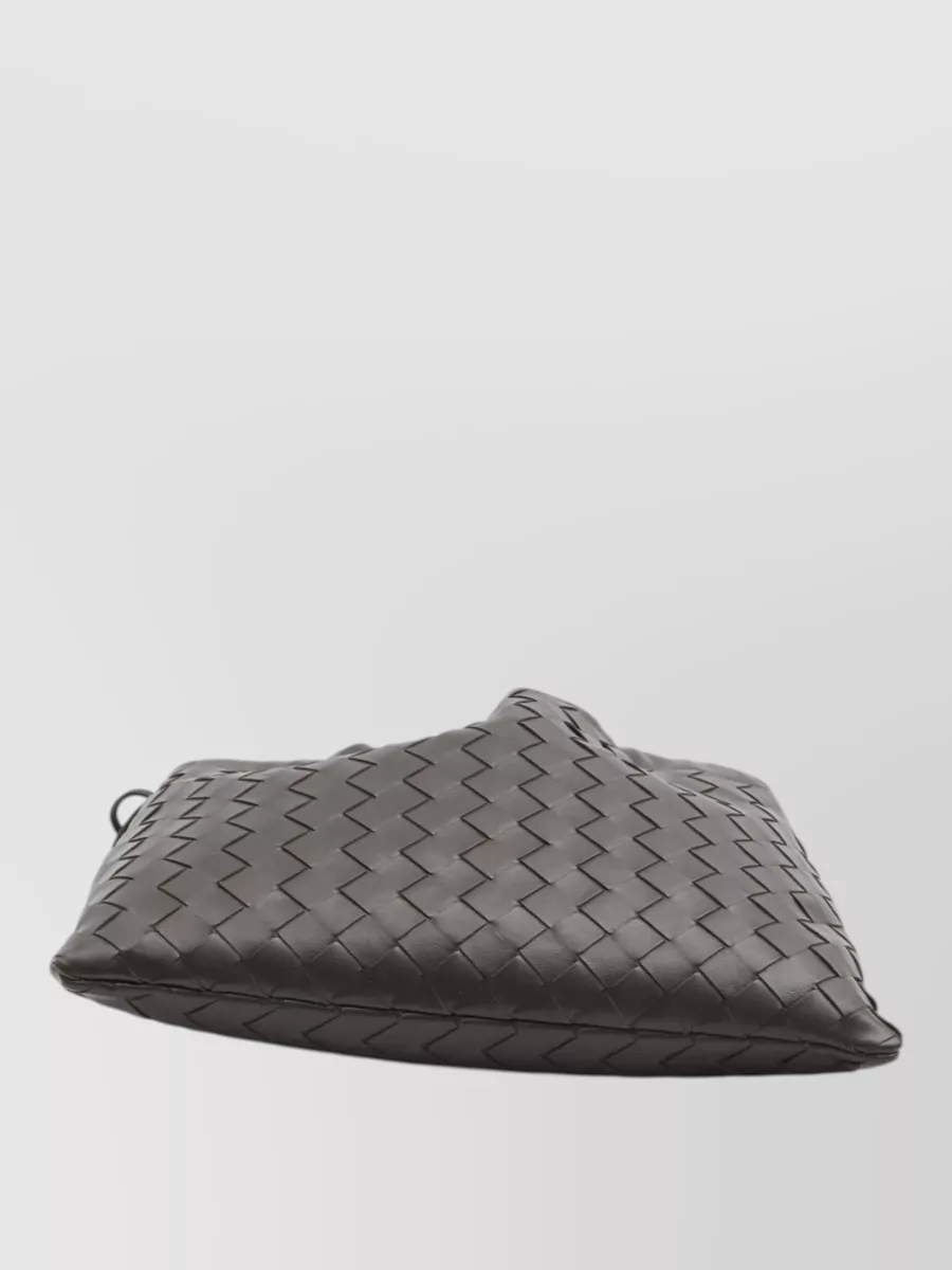 Bottega Veneta The Pouch Lamb Leather Bucket Bag