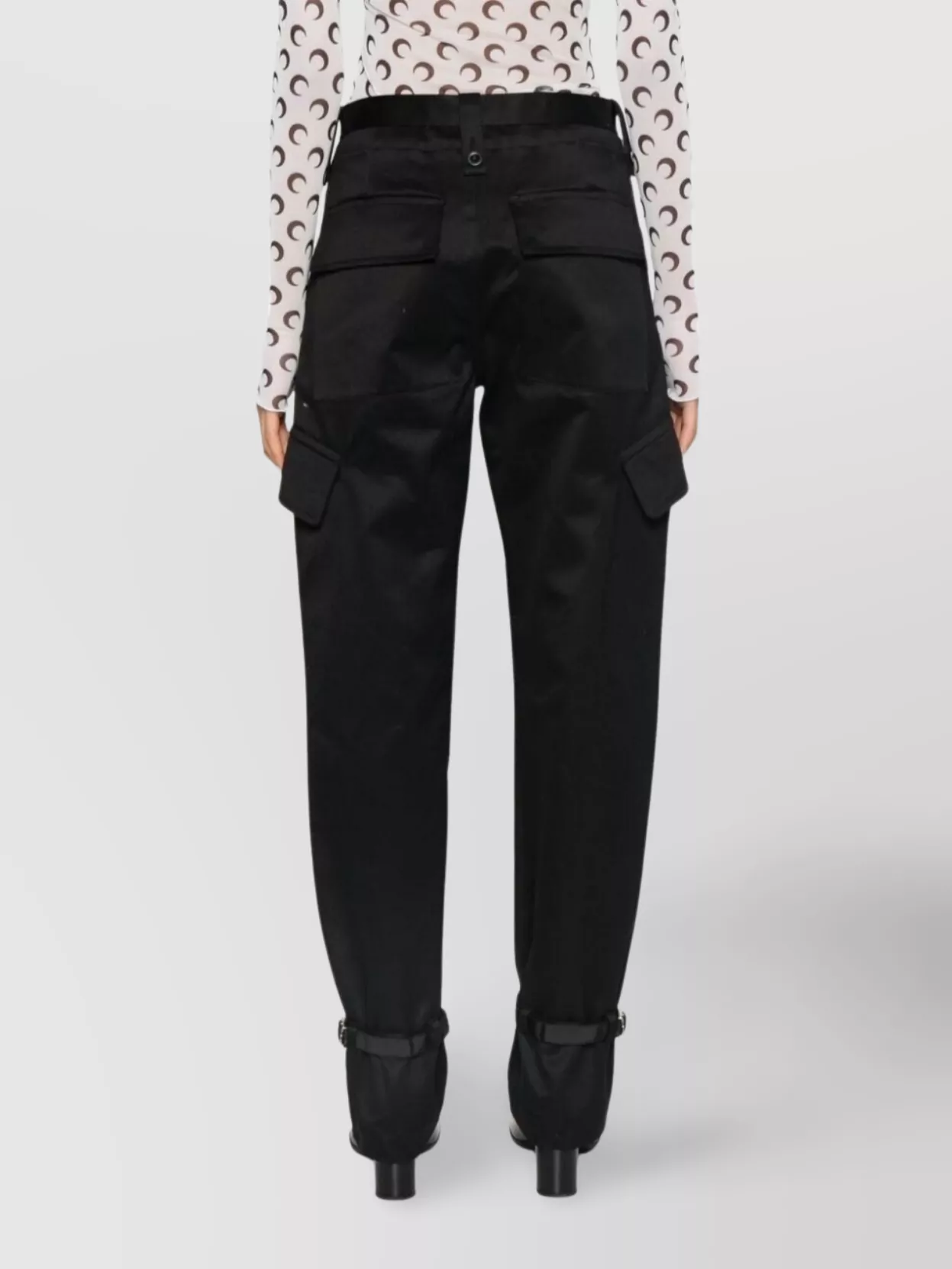 Sacai Cotton Chino Pants Adjustable Straps