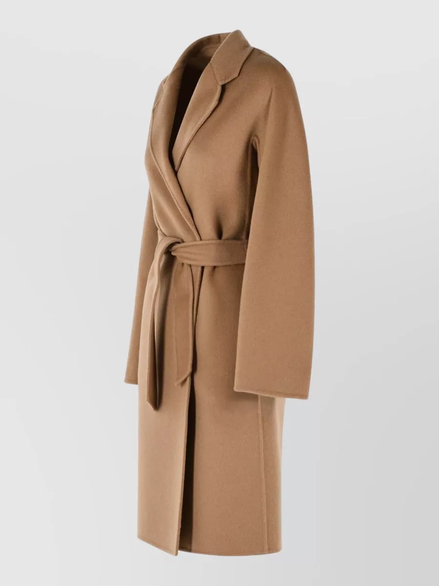 Max Mara Aceri Cashmere Wrap Coat Belted