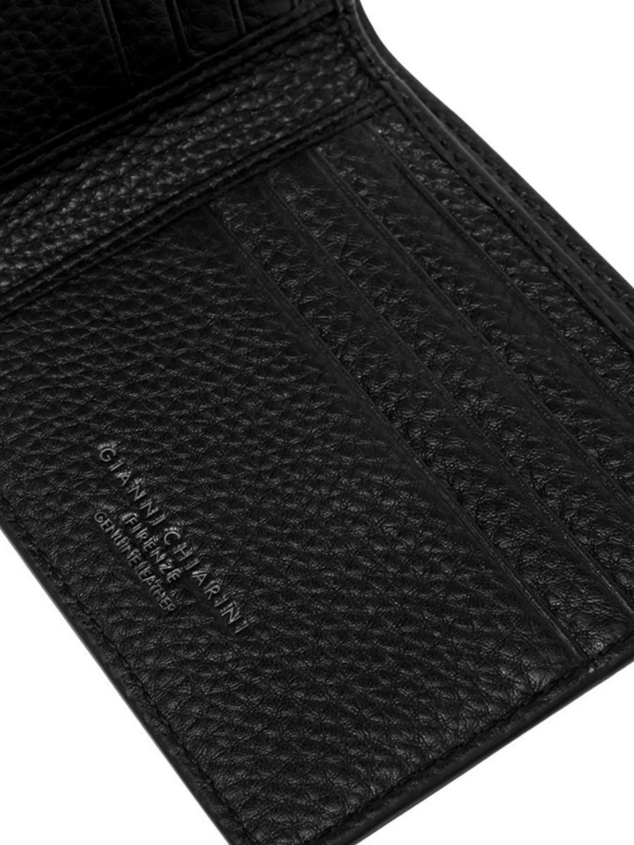 Gianni Chiarini Compact Pebbled Leather Wallet