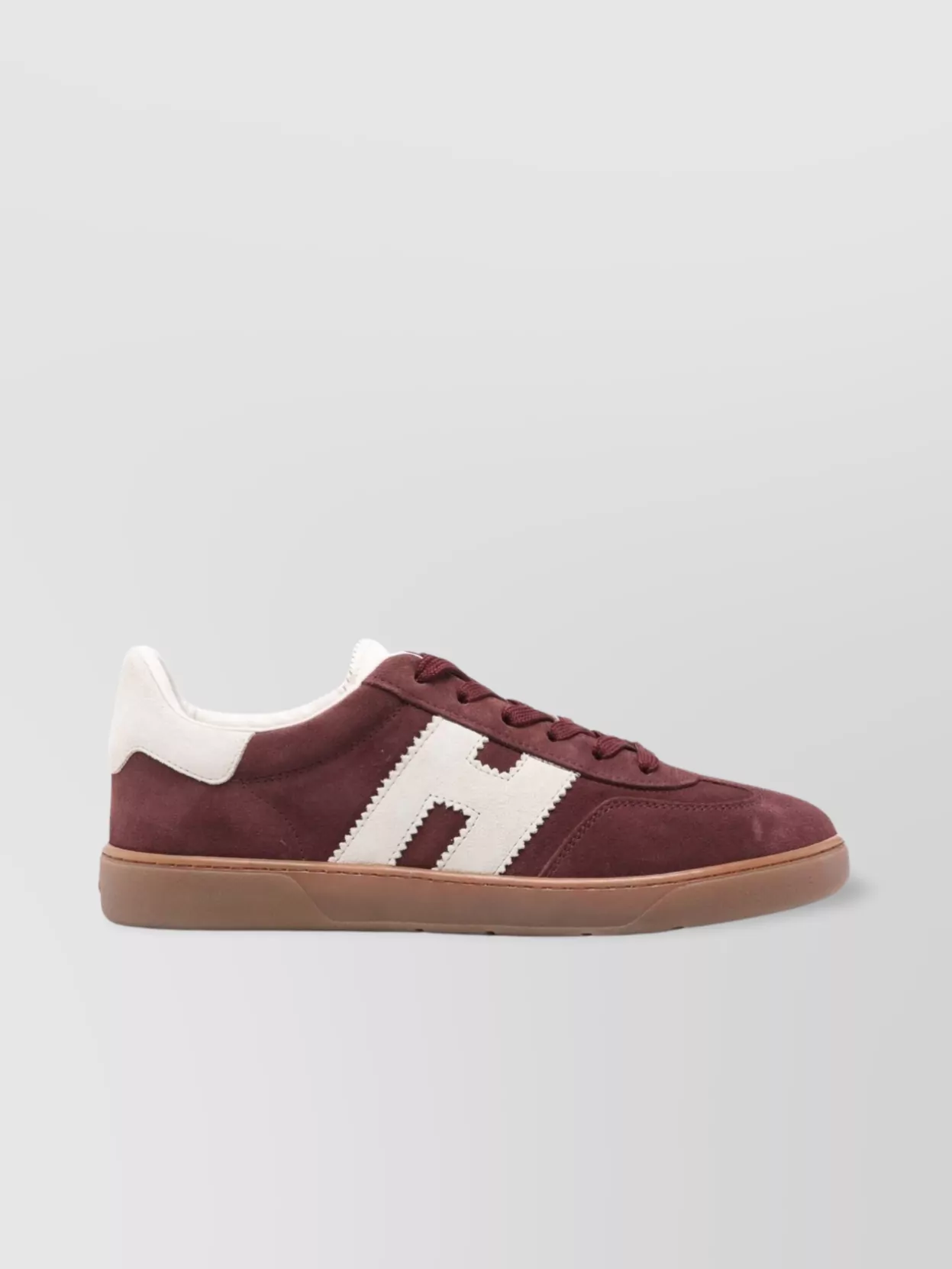 Hogan Stylish Leather Sneakers Suede Finish In Red