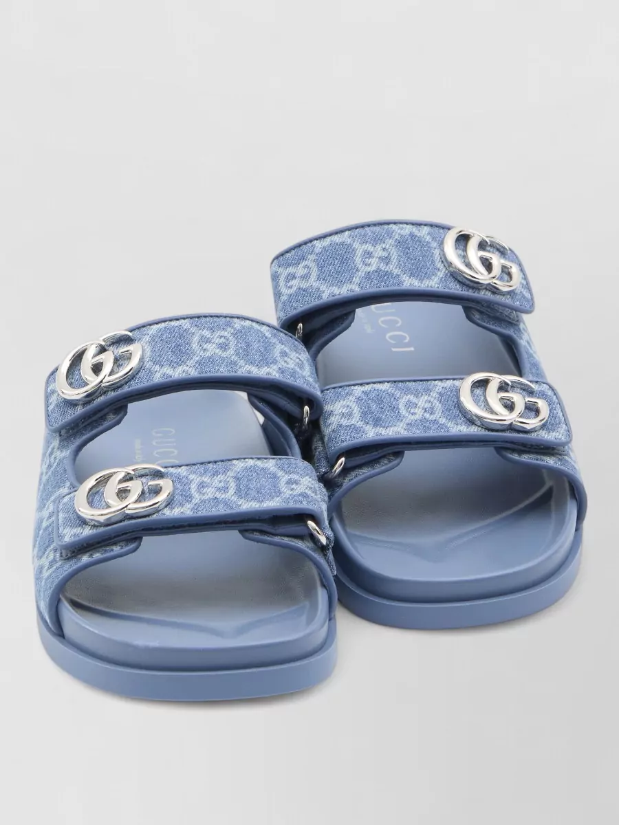 Gucci Denim Slide Sandals