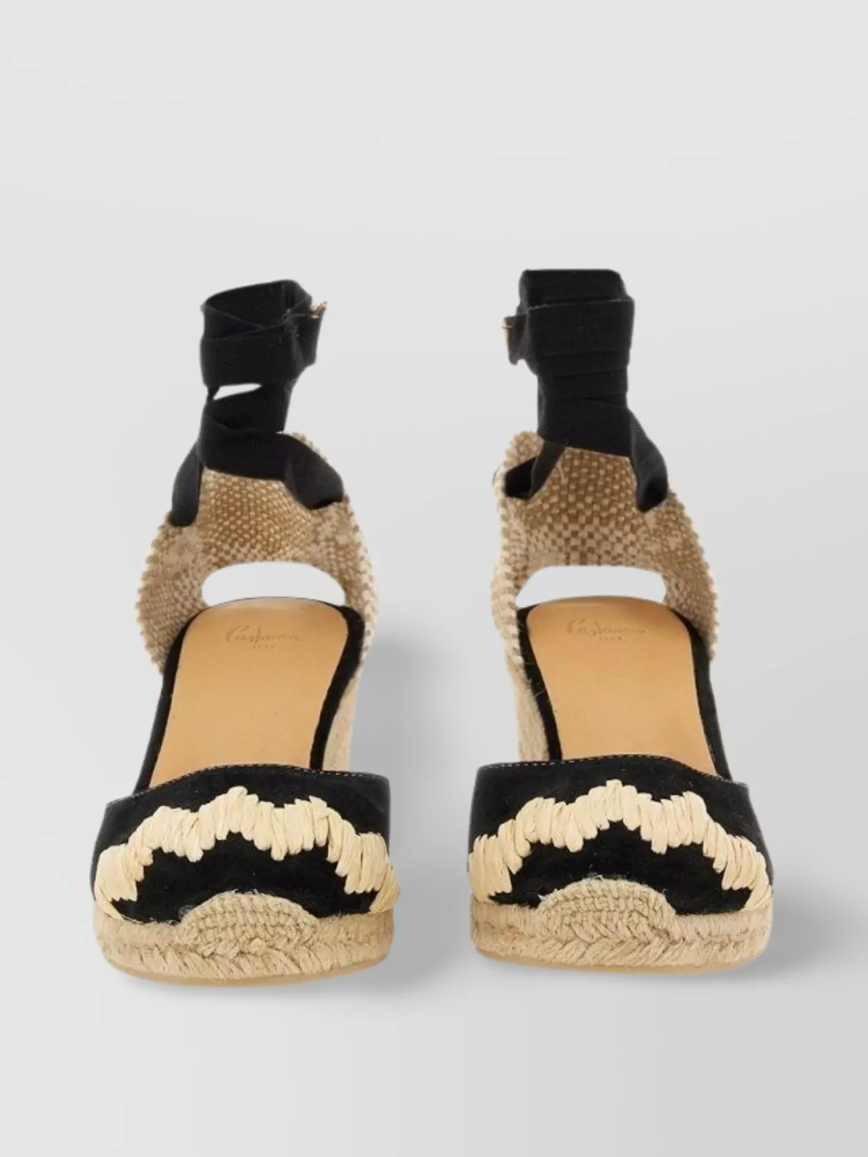 Castaã±er Cande Wedge Heel Espadrille Open Back