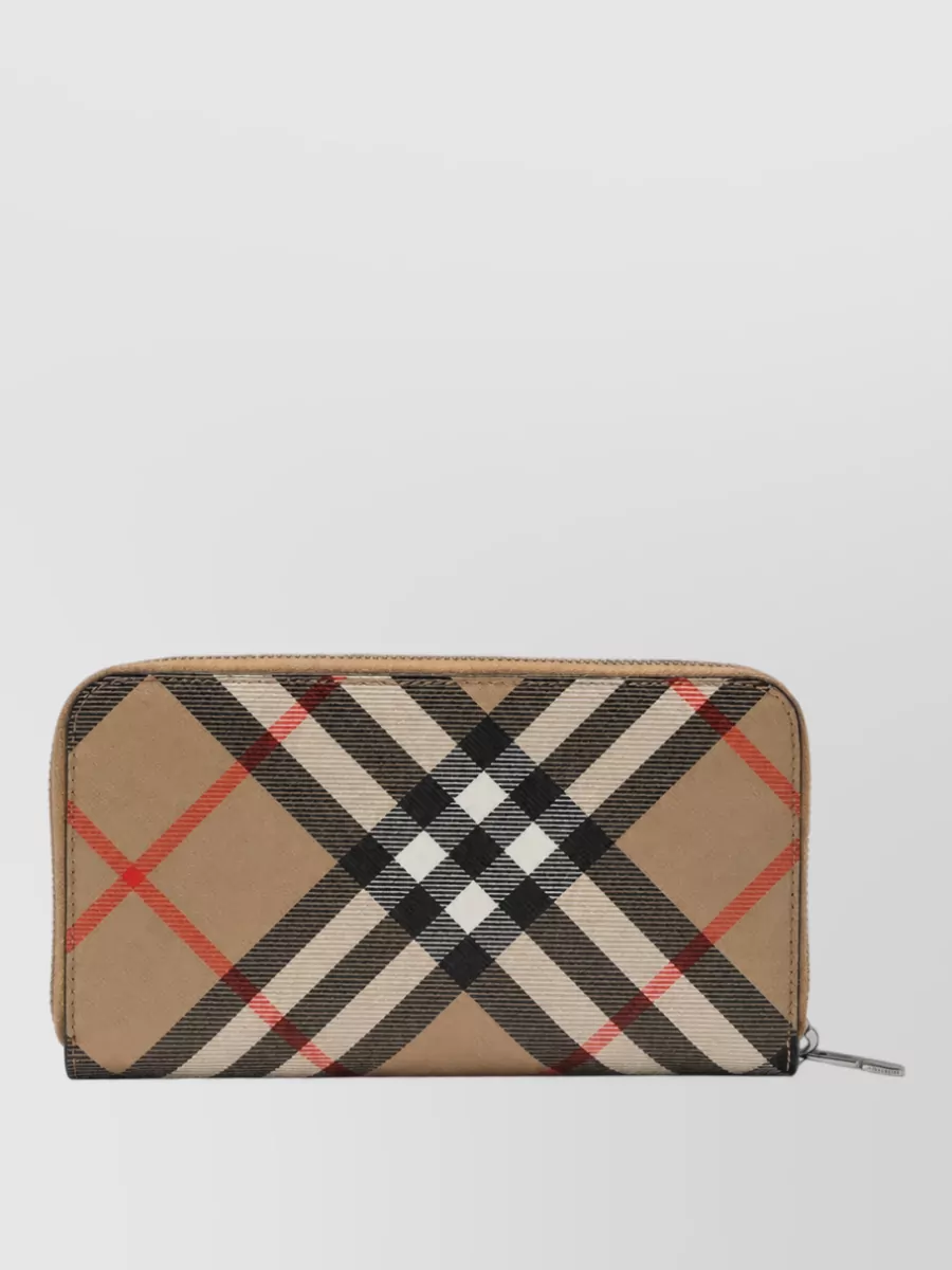 Burberry coated canvas wallet