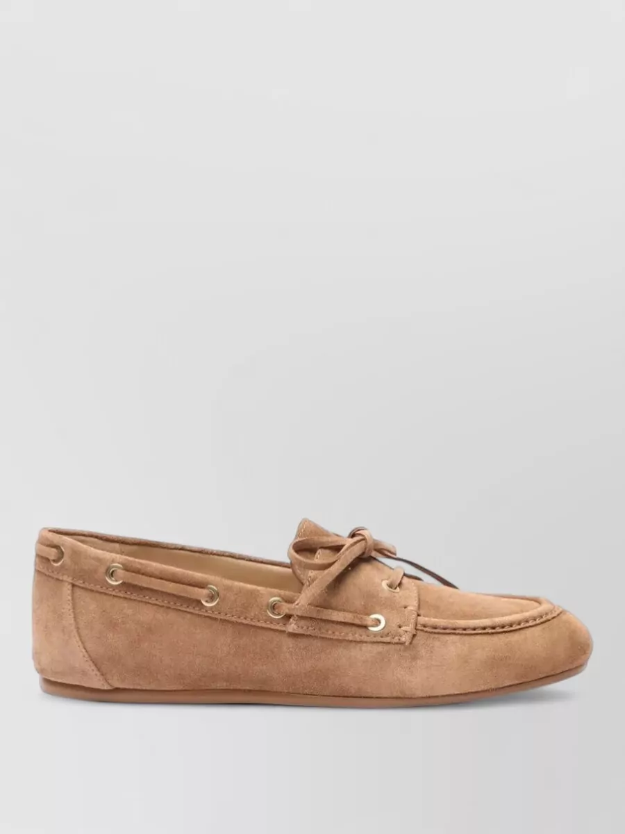 Stuart Weitzman Suede Leather Loafers