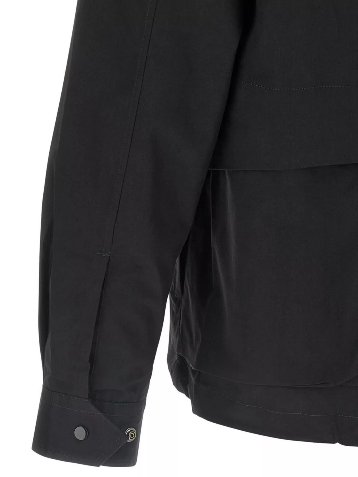 C.p. Company Collared Zip Overshirt With Structured Design