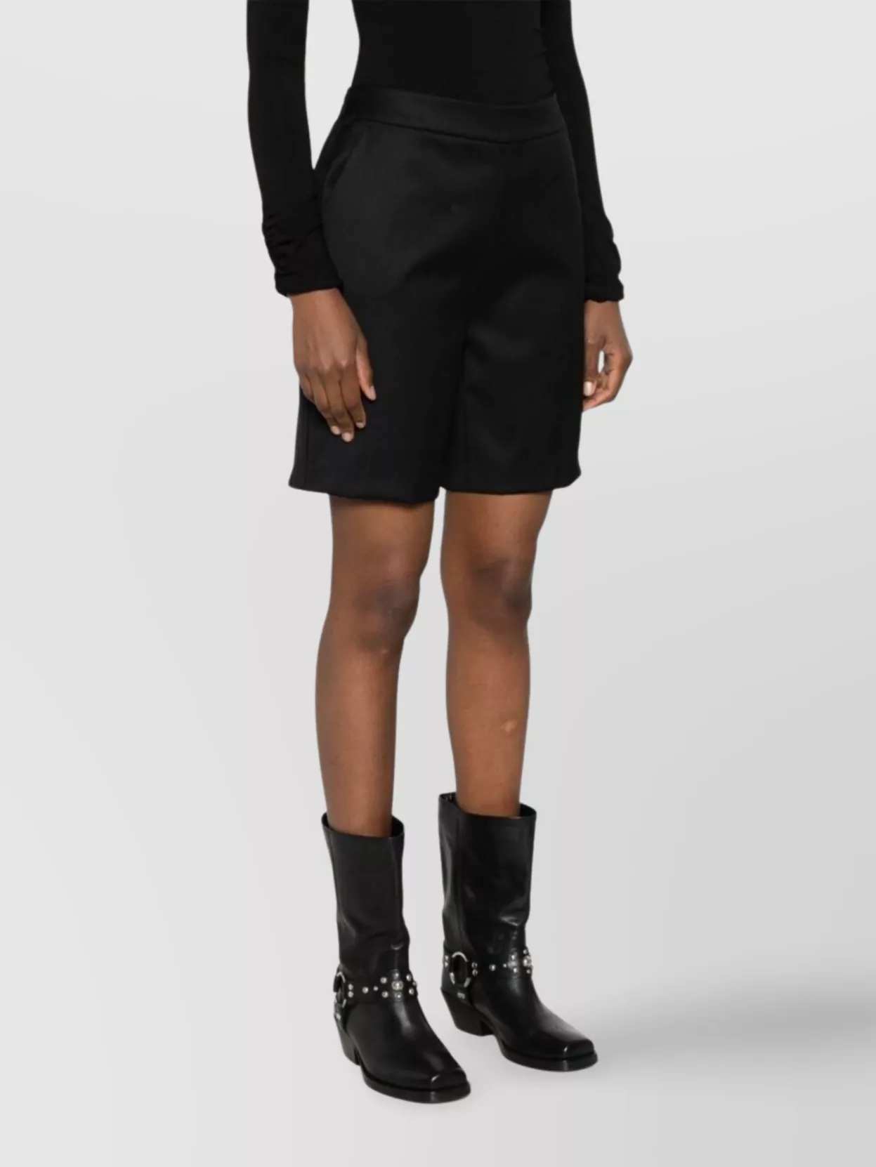 Ermanno Scervino Casual Bermuda Shorts Featuring Belt Loops