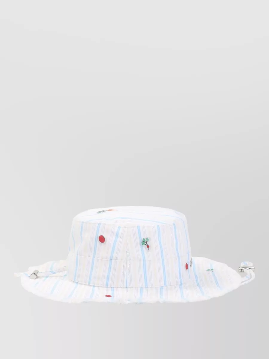 Jacquemus Striped Bucket Hat