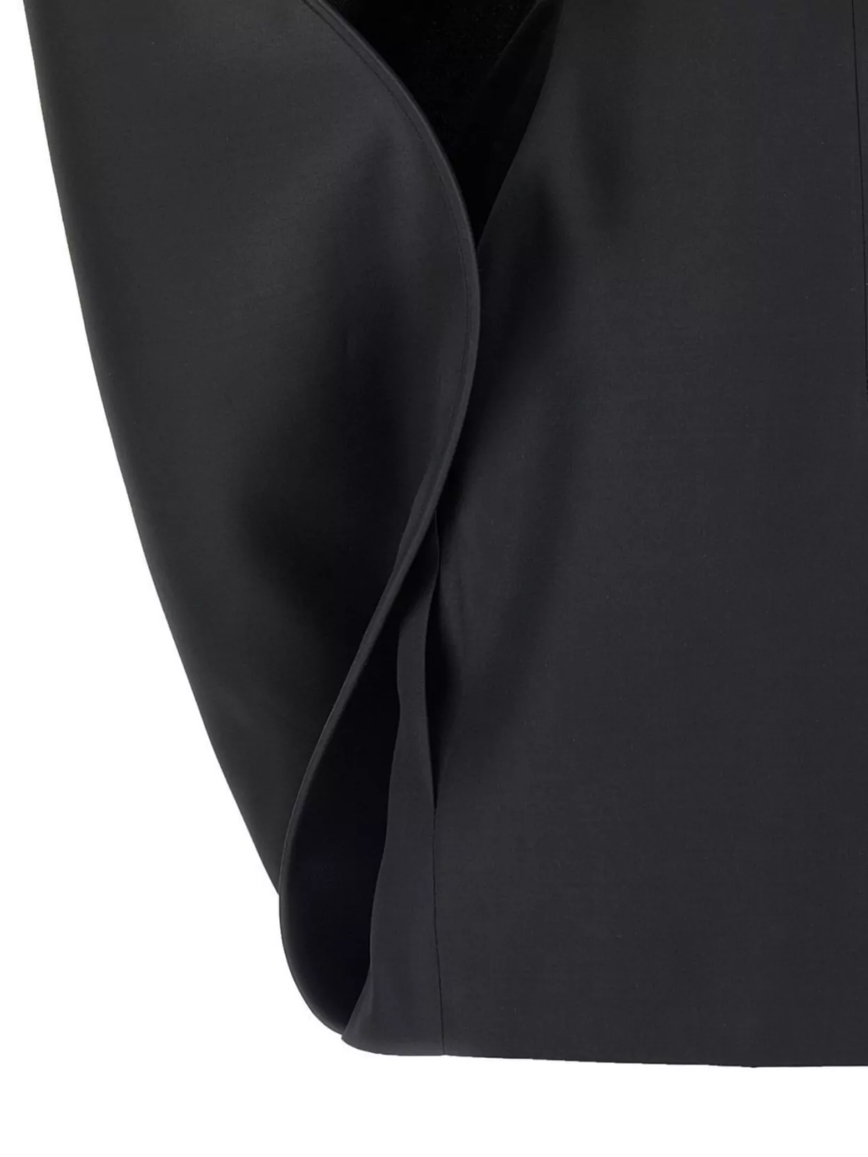 Magda Butrym Ruffle Detail Structured Silhouette Dress