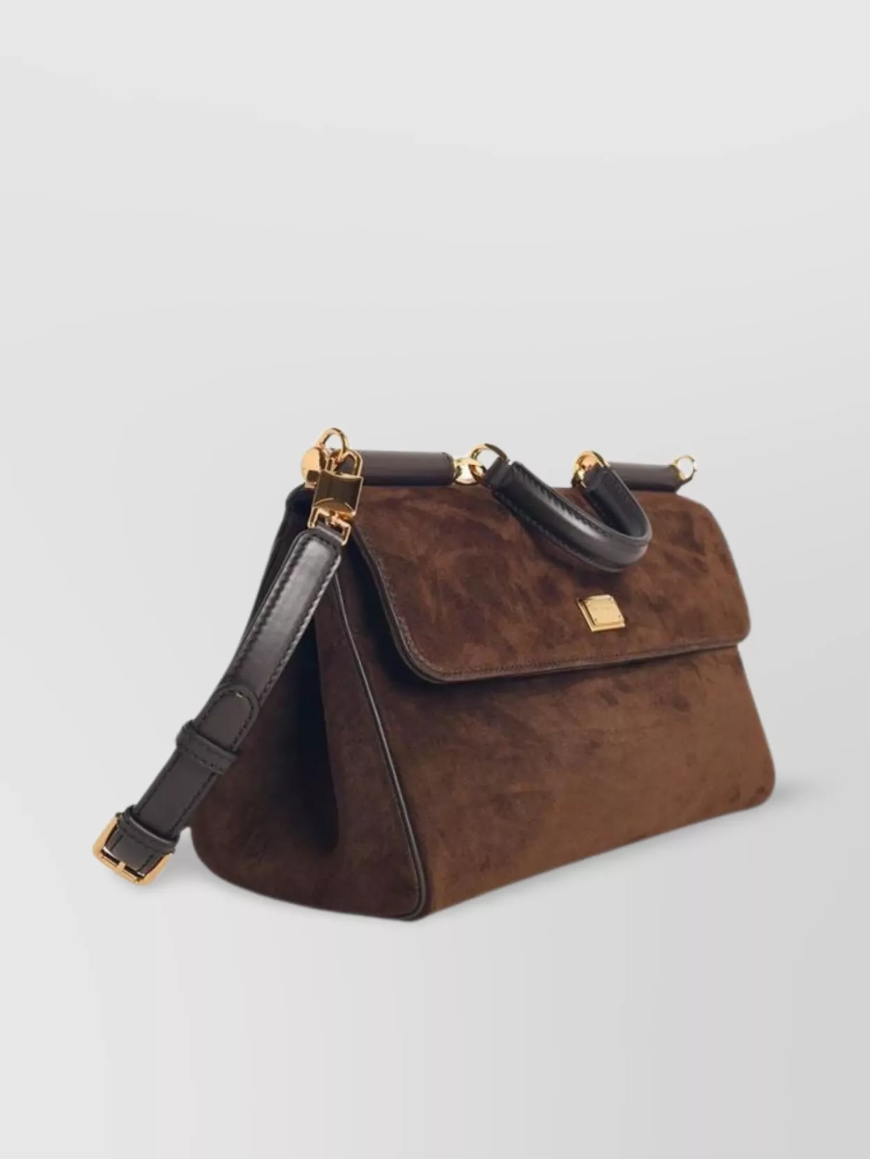 Dolce&Gabbana Sicily' Ebony Leather Bag