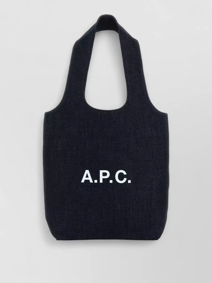 A.P.C. ninon small denim tote bag