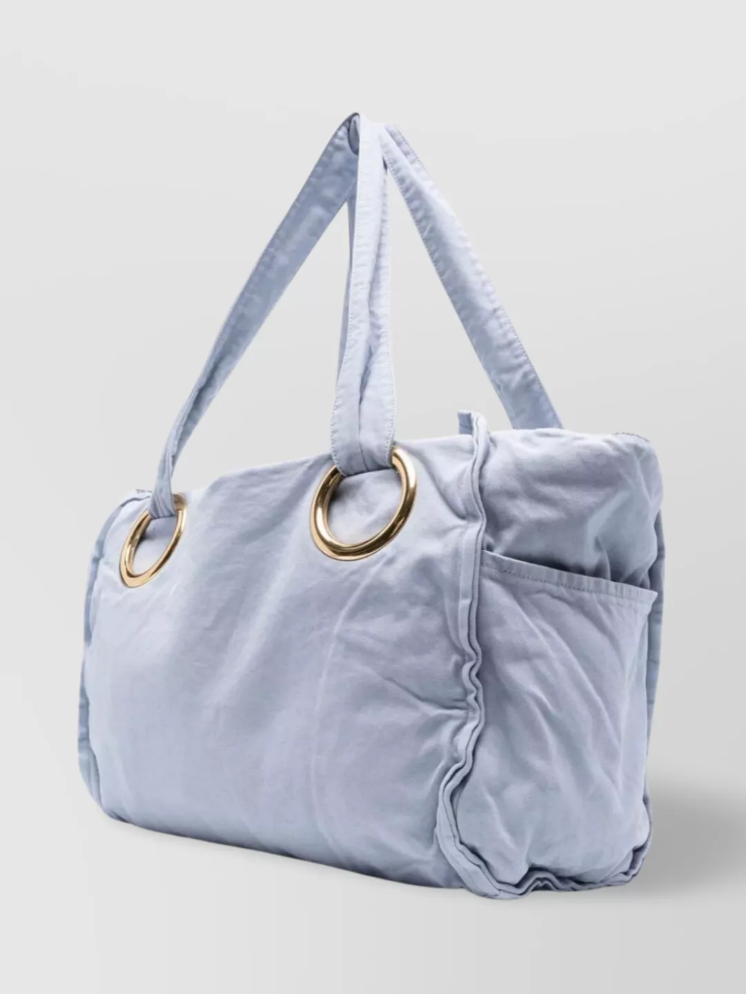 Chloé Beach Tote Bag Eyelets Oversized