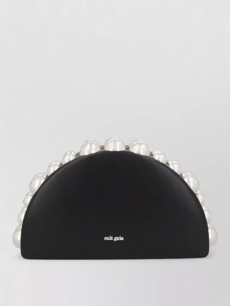 Cult Gaia leather clutch bag